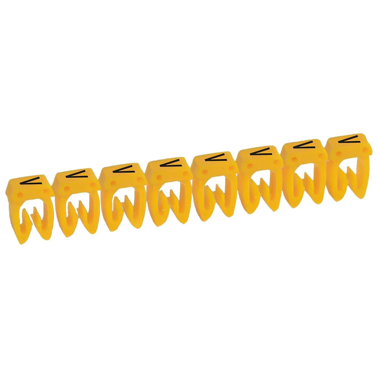 Legrand 038131 - 300 repères 0,15 à 0,5mm² Marquage V Jaune